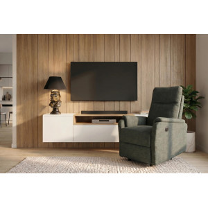 CINEMA elektromos relaxfotel - zöld