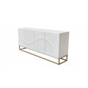 ELIXYR luxus mangófa komód - 177cm - fehér