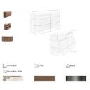 FIORA prémium dió fiókos komód - 160cm