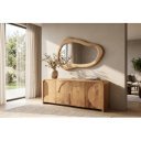 ORGANIC modern tükör - 130cm - mangó