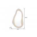 ORGANIC modern tükör - 130cm - mangó
