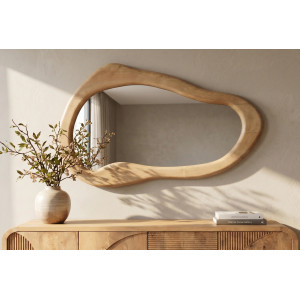 ORGANIC modern tükör - 130cm - mangó