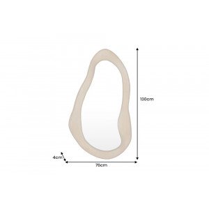 ORGANIC modern tükör - 130cm - mangó