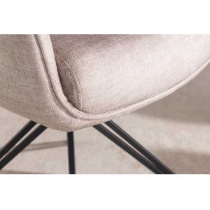 PROMETHEUS design forgatható szék - beige