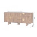 MADISON modern mangófa komód -177cm