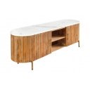 TRES CHIC modern mangófa TV-szekrény - 140cm