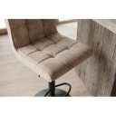 MODENA design bársony bárszék- beige