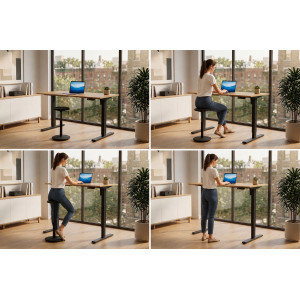 OAK DESK állítható magasságú íróasztal - 120cm