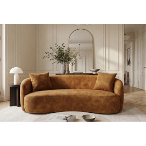 ELEMENTAL design kanapé - 180cm - mustár INVICTA