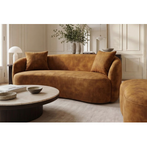 ELEMENTAL design kanapé - 180cm - mustár