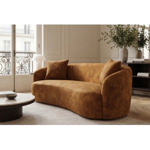 ELEMENTAL design kanapé - 180cm - mustár