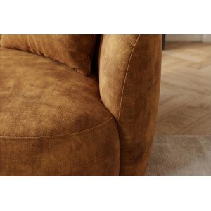 ELEMENTAL design kanapé - 180cm - mustár