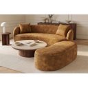 ELEMENTAL design puff/tároló - 120cm - mustár