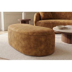 ELEMENTAL design puff/tároló - 120cm - mustár
