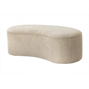 ELEMENTAL design boucle puff/tároló - 120cm - beige