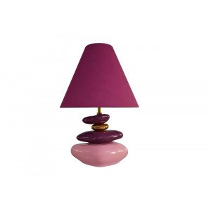 STONES OF ECSTASY modern asztali lámpa -60cm - pink
