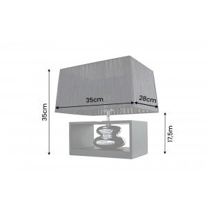 GRACIA modern asztali lámpa -35cm