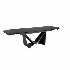 PERALTA prémium bővíthető üveg étkezőasztal - 200-280cm
