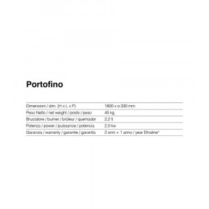 PORTOFINO design bioetanol kandalló