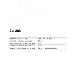 CERVINIA design bioetanol kandalló
