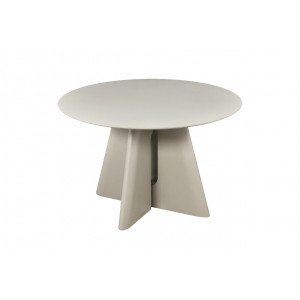 ORGANICO modern kerek étkezőasztal - 120cm - beige