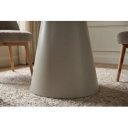 VOGUE modern kerek étkezőasztal - 120cm - szürke