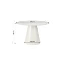VOGUE modern kerek étkezőasztal - 120cm - szürke