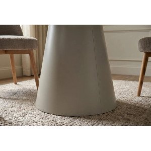 VOGUE modern kerek étkezőasztal - 120cm - szürke