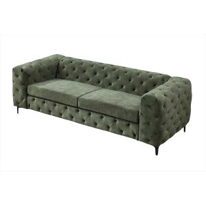 MAGNOLIA design kanapé - sötétzöld bársony