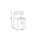 BELFORT modern szék - beige