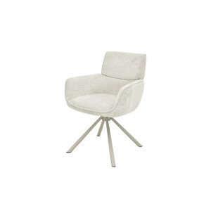 UNIQUE exkluzív forgatható szék - beige/pezsgő