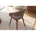 ORGANIC design szék - szürke/kőris