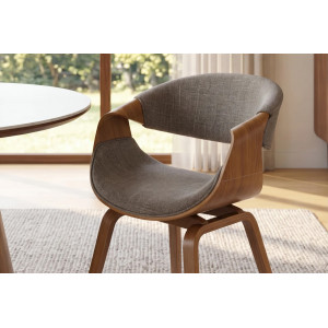 ORGANIC design szék - szürke/kőris