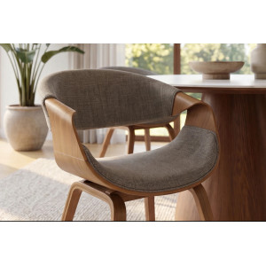 ORGANIC design szék - szürke/kőris
