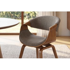 ORGANIC design szék - szürke/kőris
