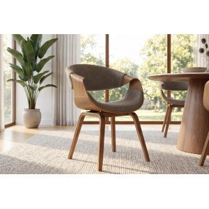 ORGANIC design szék - szürke/kőris INVICTA