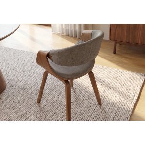 ORGANIC design szék - szürke/kőris