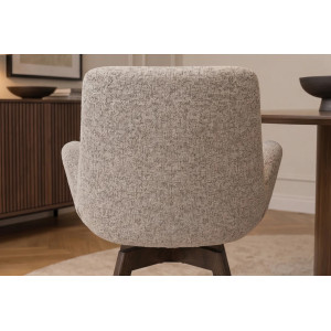 BALTIC modern forgatható szék - taupe boucle