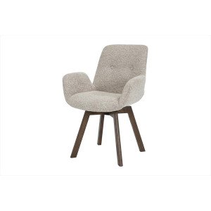 BALTIC modern forgatható szék - taupe boucle