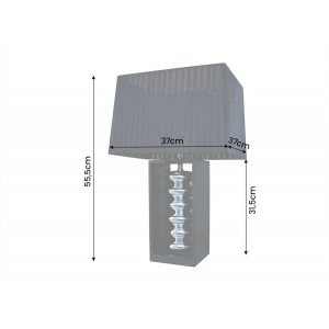 GRACIA modern asztali lámpa -55cm