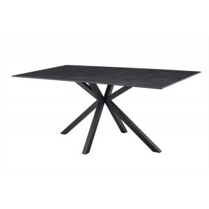 PHOENIX design kerámia étkezőasztal - 160/180cm -szürke