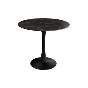 LYON design kerek étkezőasztal - 80cm - szürke