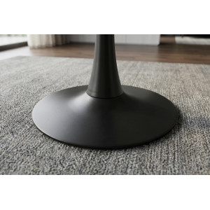 LYON design kerek étkezőasztal - 80cm - fehér