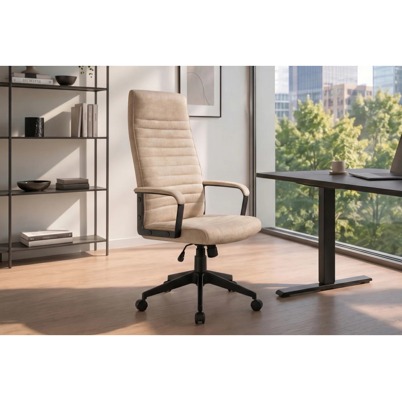 LAZIO modern forgószék - beige