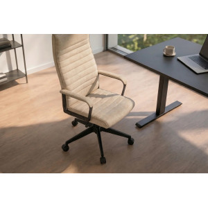 LAZIO modern forgószék - beige