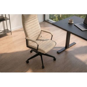 LAZIO modern forgószék - beige
