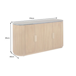 BELLAGIO prémium mangófa komód - 170cm