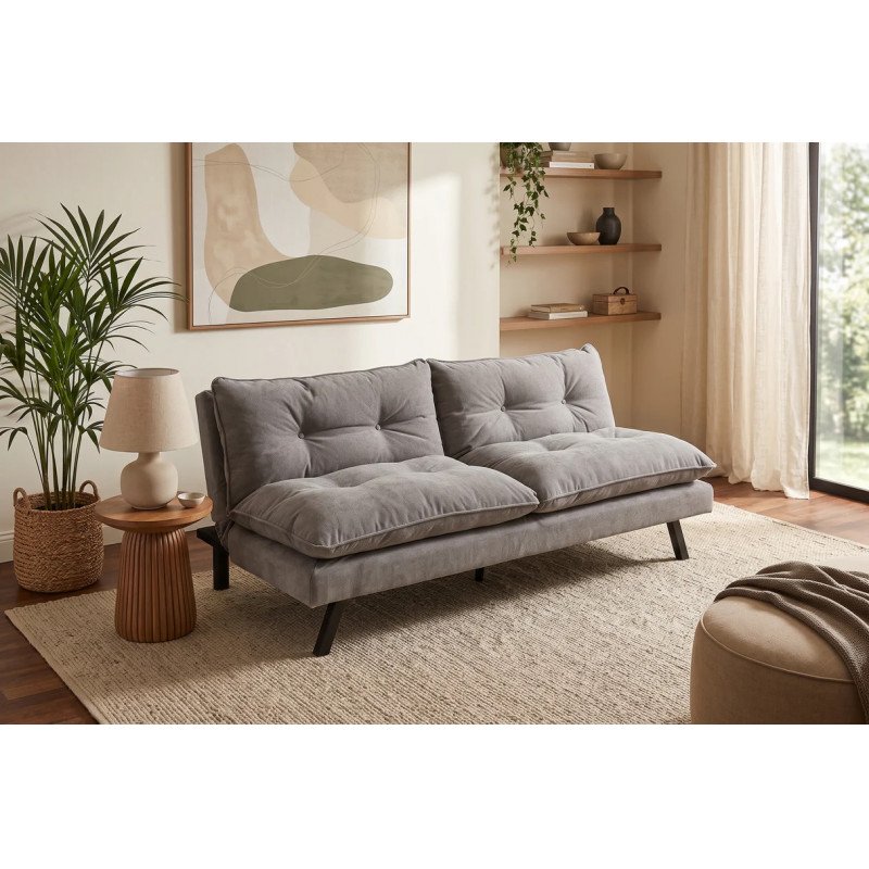 HOMELY modern kanapéágy - 190cm - szürke