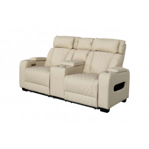 HOLLYWOOD elektromos mozi fotel 2 személyes - beige