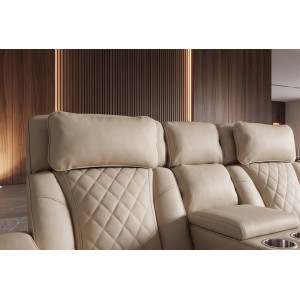 HOLLYWOOD elektromos mozi fotel 2 személyes - beige